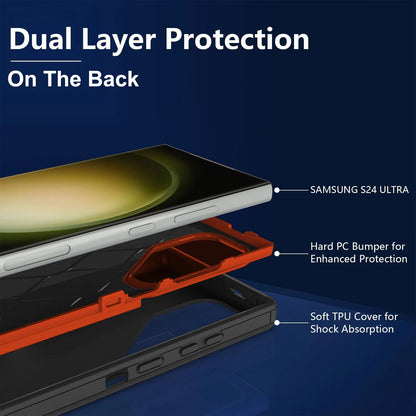 For Samsung Galaxy S25 Ultra 24 23 22 + Shockproof Case Cover+Screen Protector