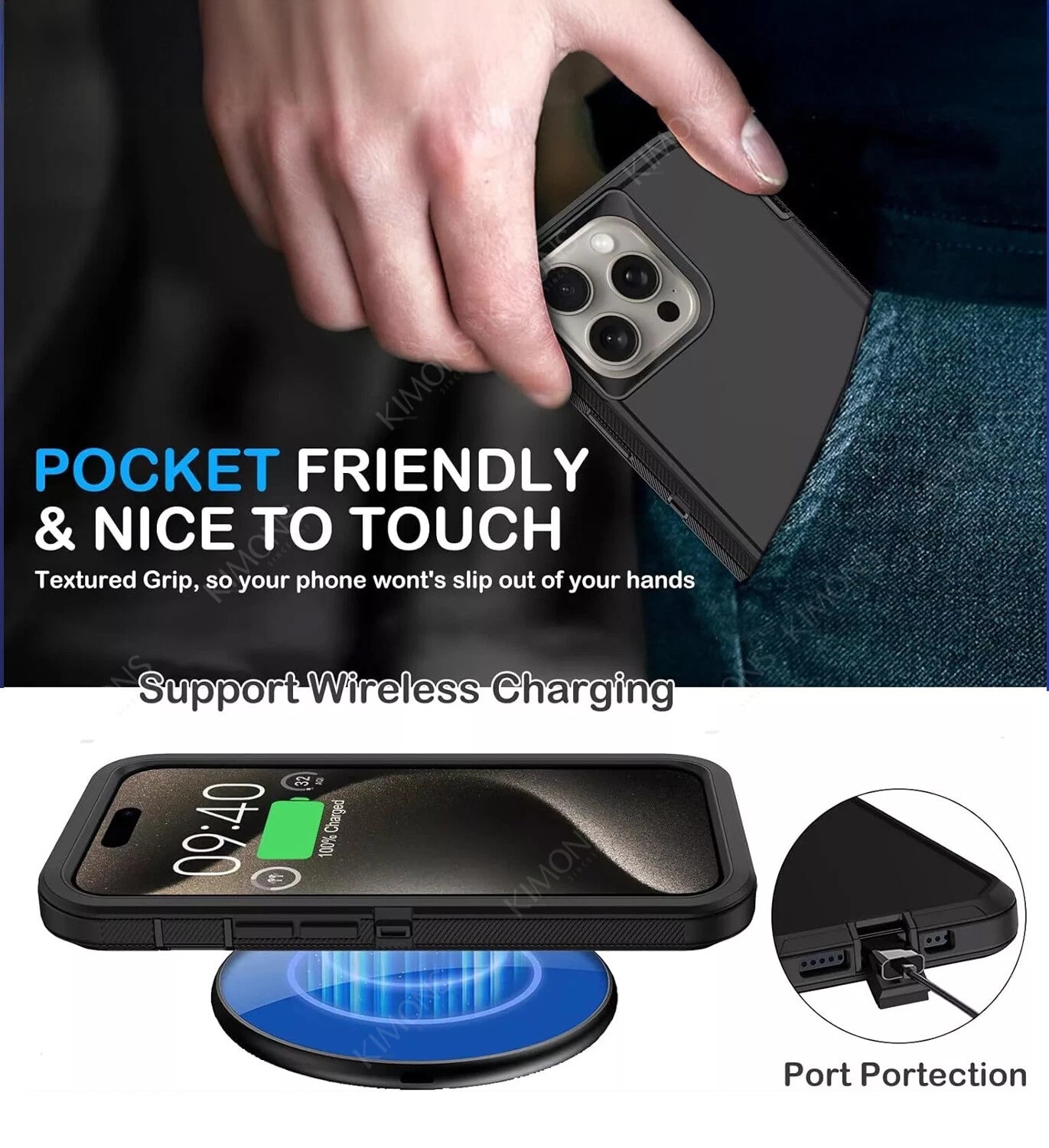 For iPhone 17 Air 16 15 Pro Max 14 13 12 11 Phone Case Heavy Duty Shockproof
