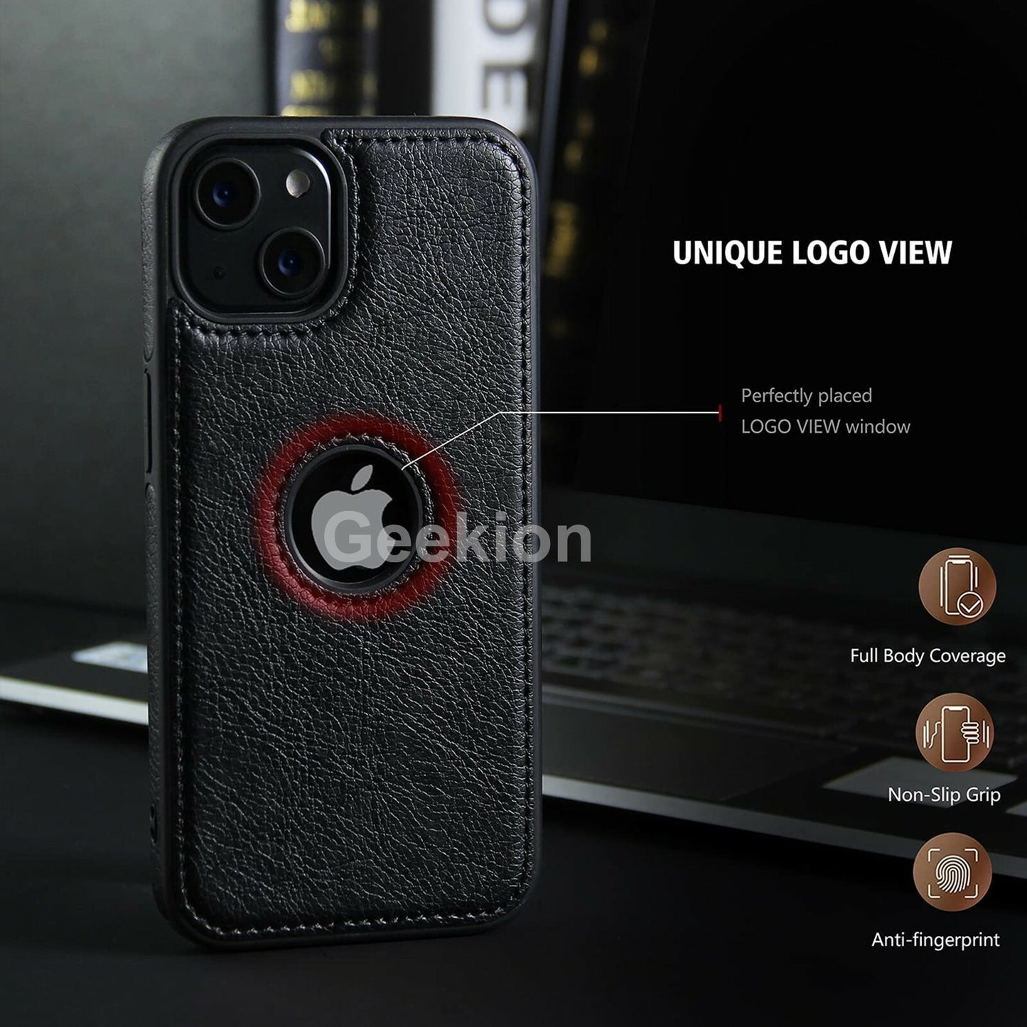 For Apple iPhone 17 16e 15 14 Plus 13 12 11 Pro X Max Case Leather Shockproof