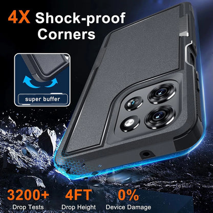 For Motorola Moto G 2025 Case Shockproof Phone Cover + Tempered Glass Screen