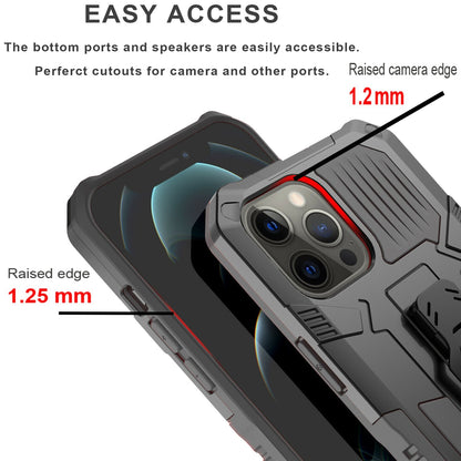 For iPhone 13 Case/13 Pro Max/13 Mini Phone Cover Shockproof + Tempered Glass