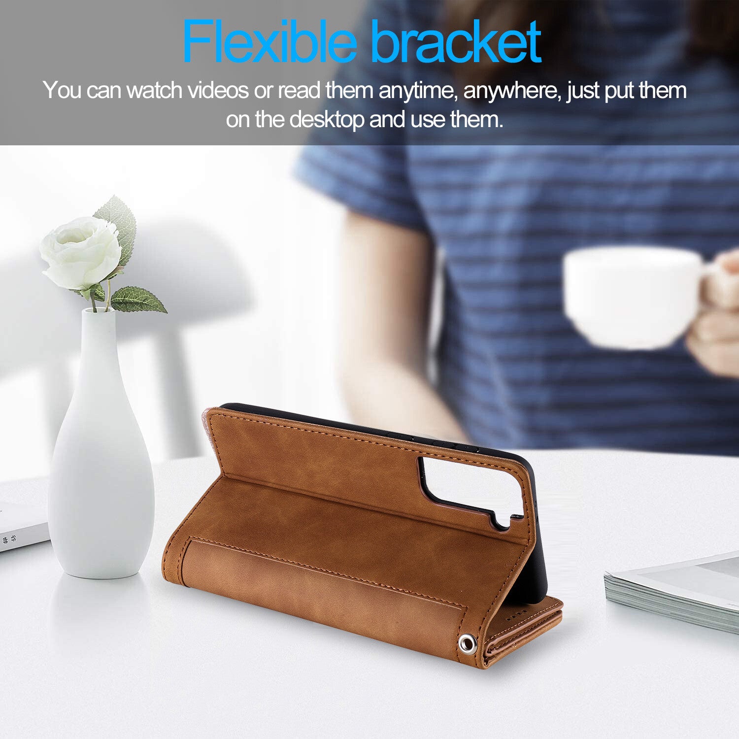 Zipper Leather Wallet Case For Samsung Galaxy S25 S24 S23 S22 Ultra Plus S21 S20