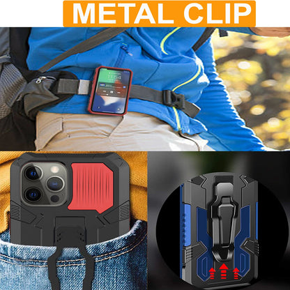 For iPhone 12 Case /12 Pro Max/Mini/ Phone Cover Shockproof Stand + Glass Screen