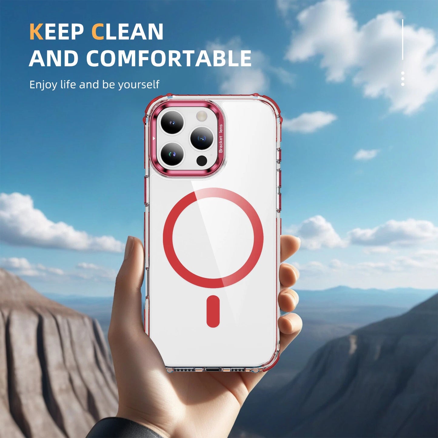Shockproof Camera Stand Mag Safe Case For iPhone 17 16 15 14 Plus 13 12 Pro Max