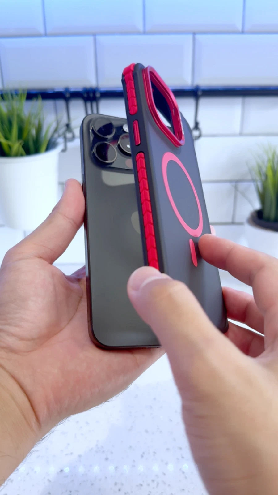Shockproof Camera Stand Mag Safe Case For iPhone 17 16 15 14 Plus 13 12 Pro Max - Video 1 of 1