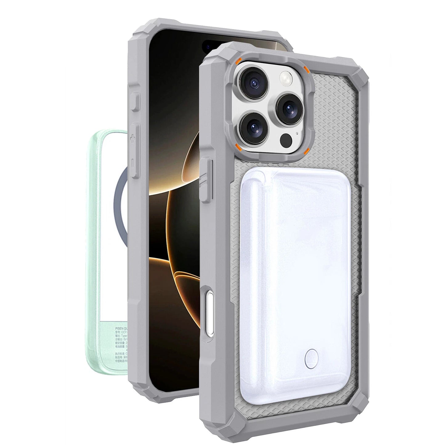 Mag Safe Case for iPhone 17 16 Pro Max 15 14 13 12 11 Shockproof Ring Stand