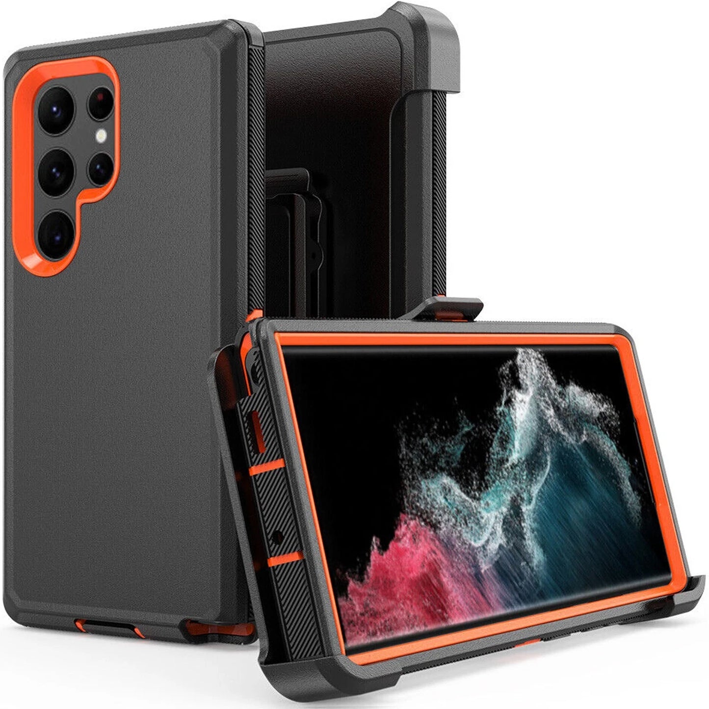 For Samsung Galaxy S24 Ultra Case S24/S24 Fe Cover Fit Otterbox Defender+ Screen