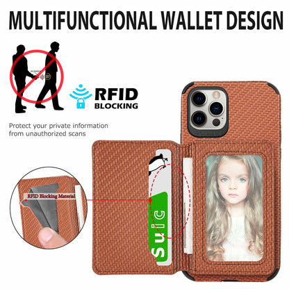 Magnetic Flip Wallet Card Holder Case For iPhone 14 15 16 17 Pro Max 13 12 11 7
