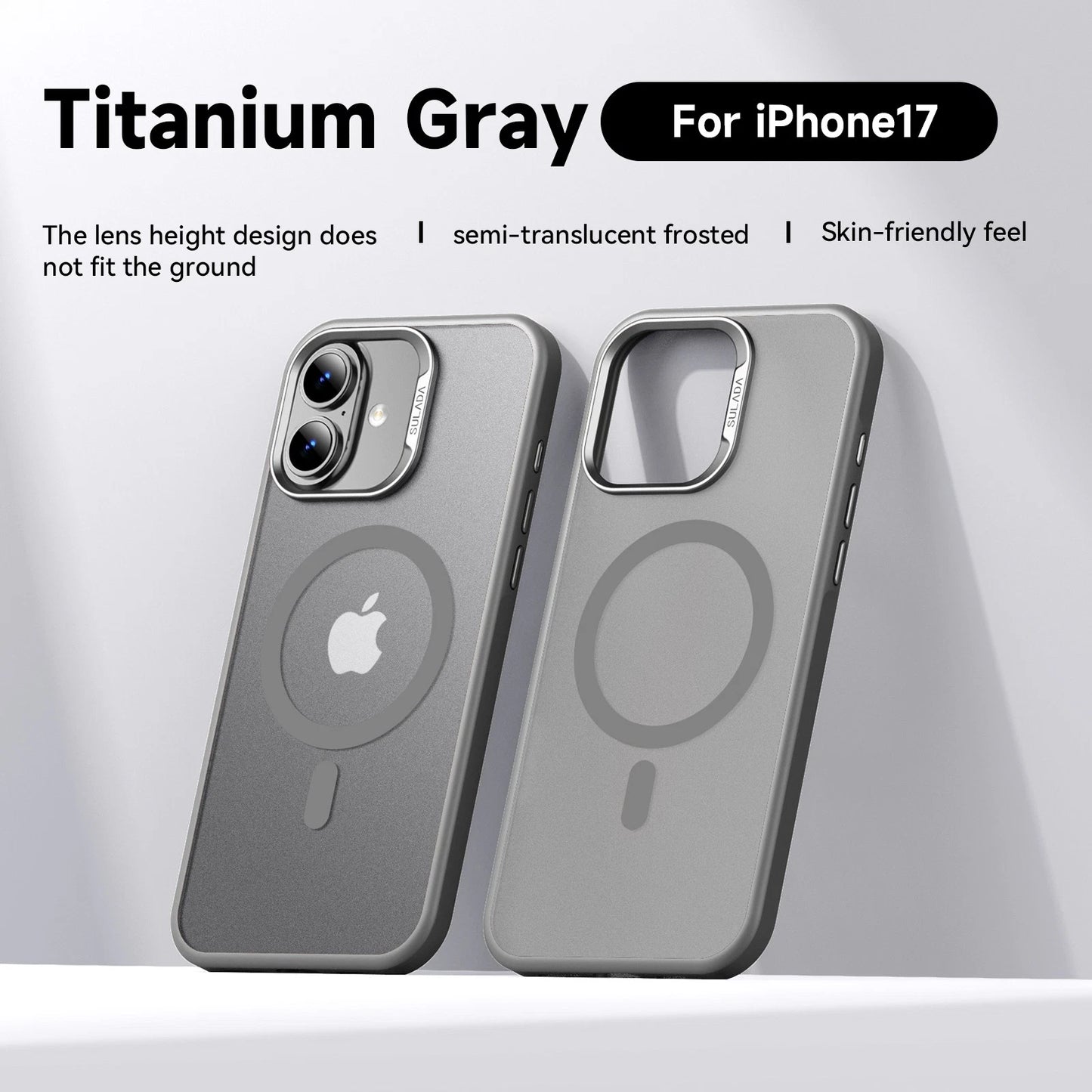 Frosted Magnetic Case Shockproof Hybrid Cover For iPhone 17 Pro Max 16 15 Pro