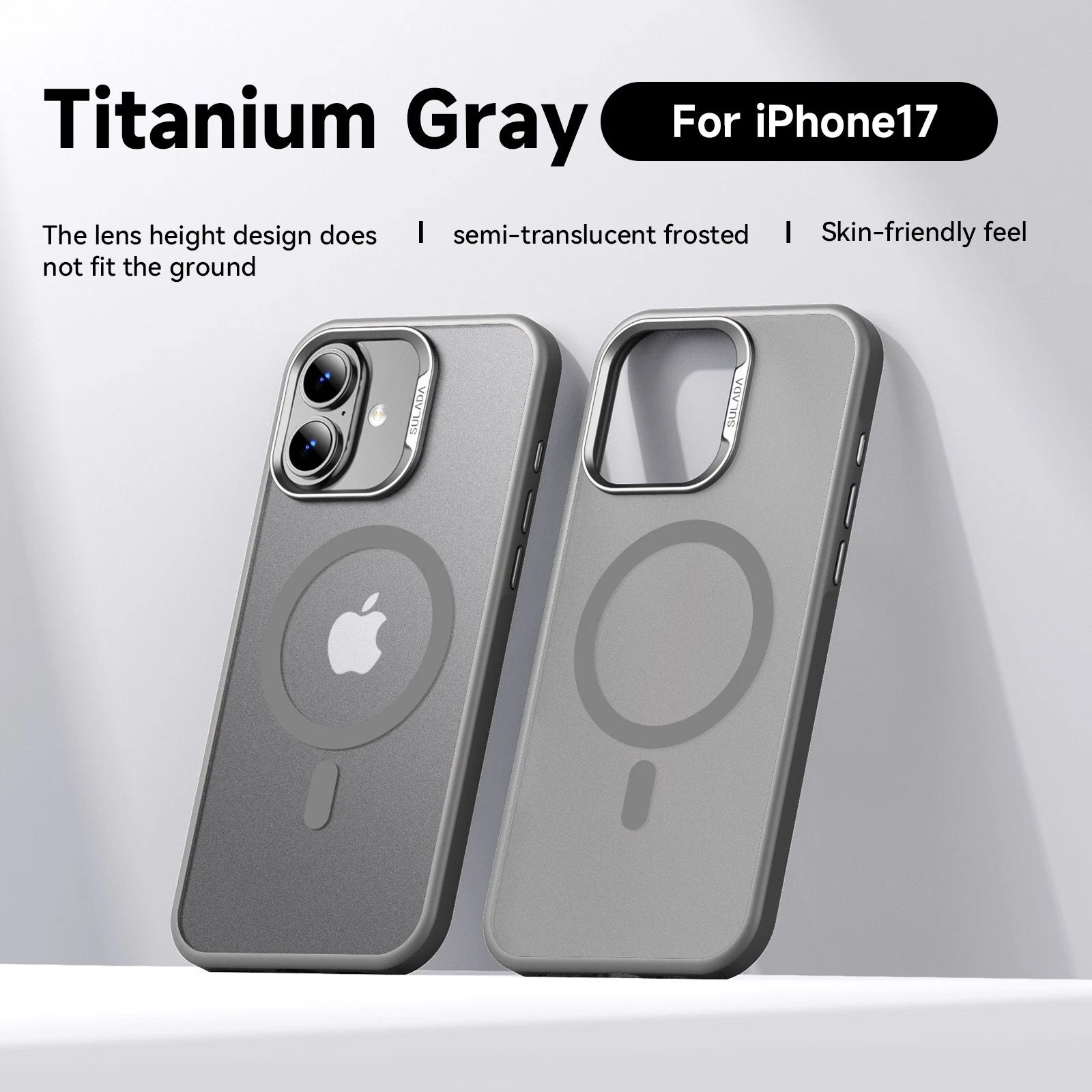 Frosted Magnetic Case Shockproof Hybrid Cover For iPhone 17 Pro Max 16 15 Pro
