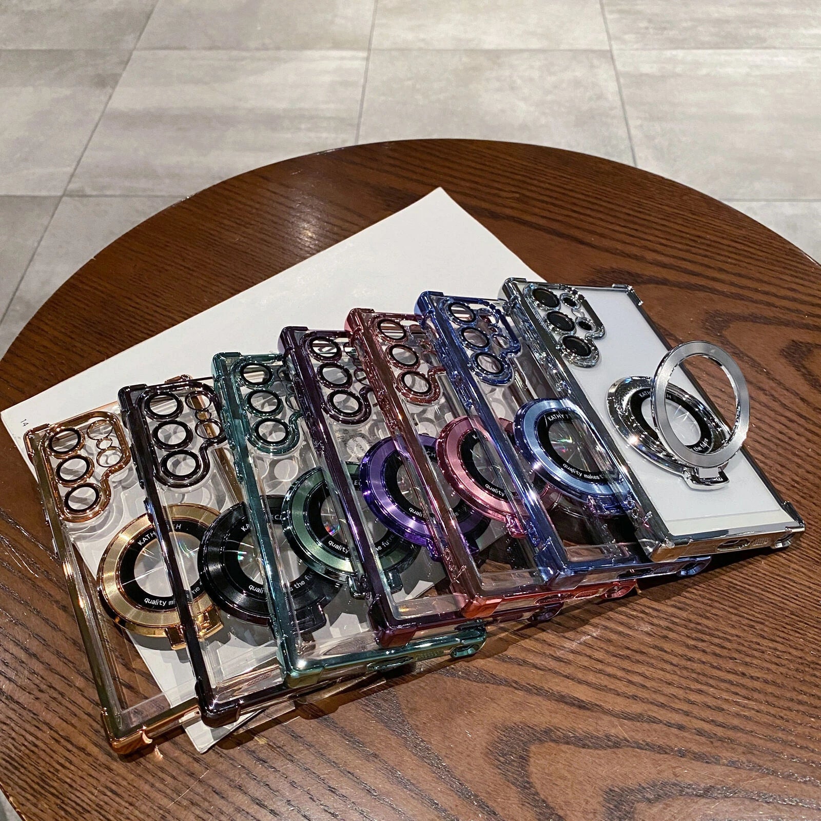 Case For Samsung Galaxy S25 Ultra S24FE S23 Shockproof Mag Safe Ring Stand Cover