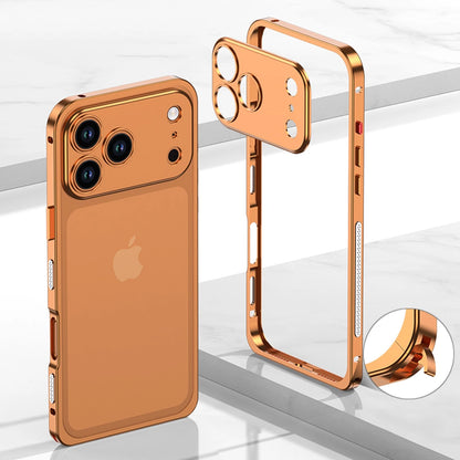 For iPhone 17 Pro Max/17 Pro/17/Air Metal Bumper Case +Camera Lens Protection