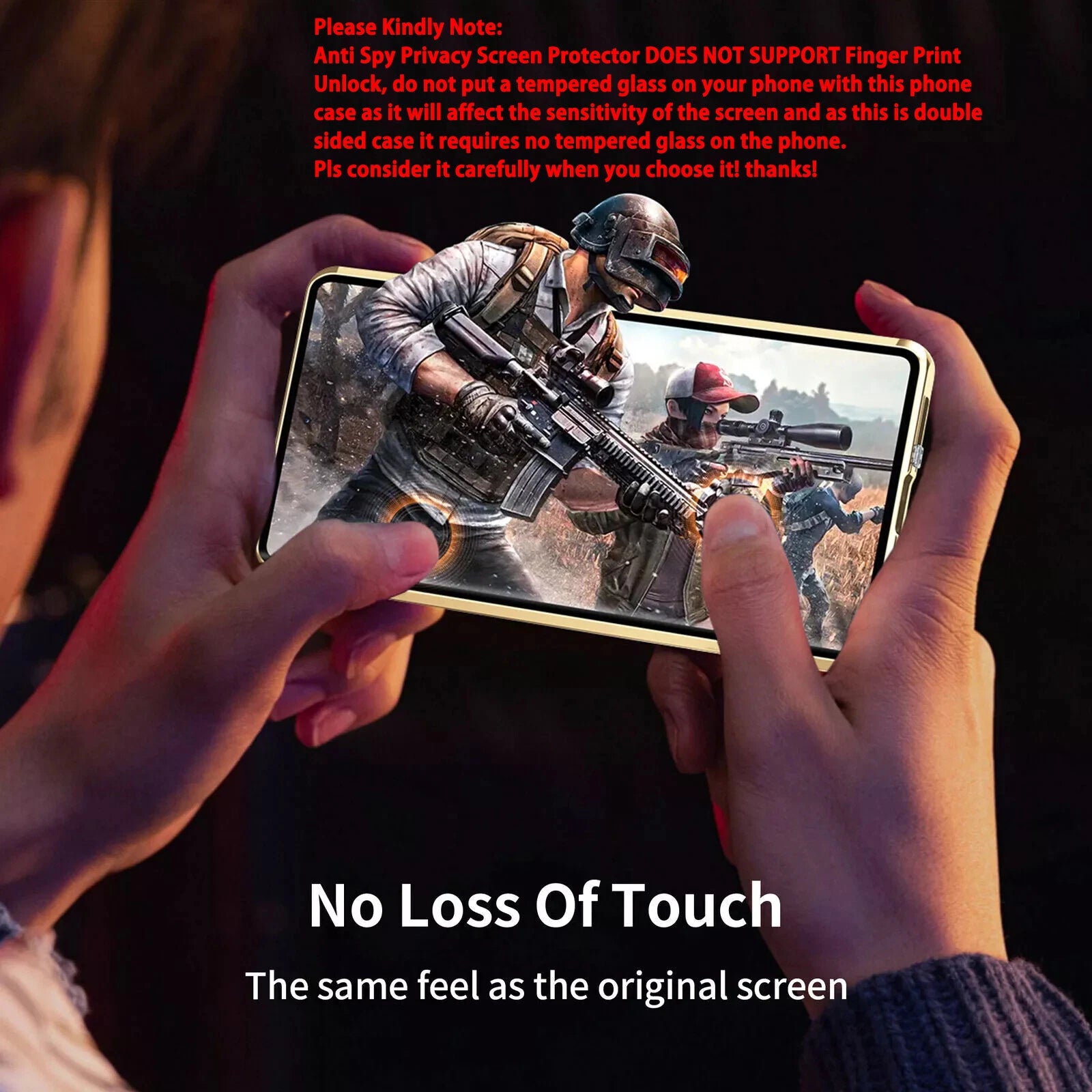 For Samsung Galaxy S25 Ultra S24+ S23 S22 S21 360�� Anti-Spy Magnetic Glass 