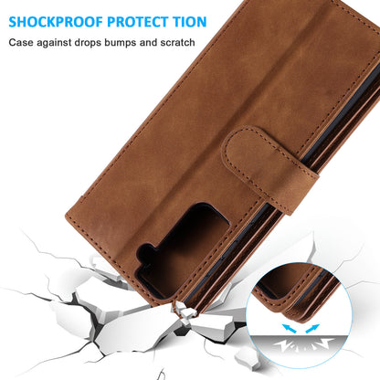 Zipper Leather Wallet Case For Samsung Galaxy S25 S24 S23 S22 Ultra Plus S21 S20