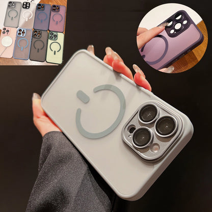 Shockproof Frosted Mag Safe Case For iPhone 17 Pro Max 16 15 14 13 w/ Lens Cover