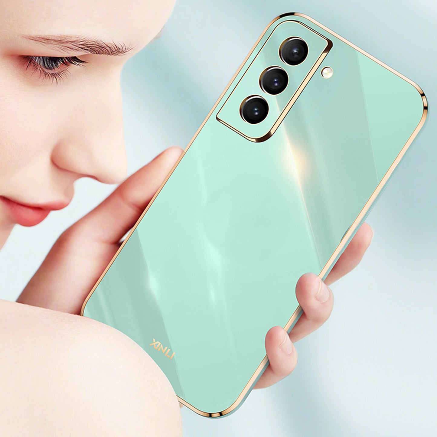 For Samsung S25 Ultra S24 S23 S22 S21 Plating Shockproof Case Ultra Thin Cover