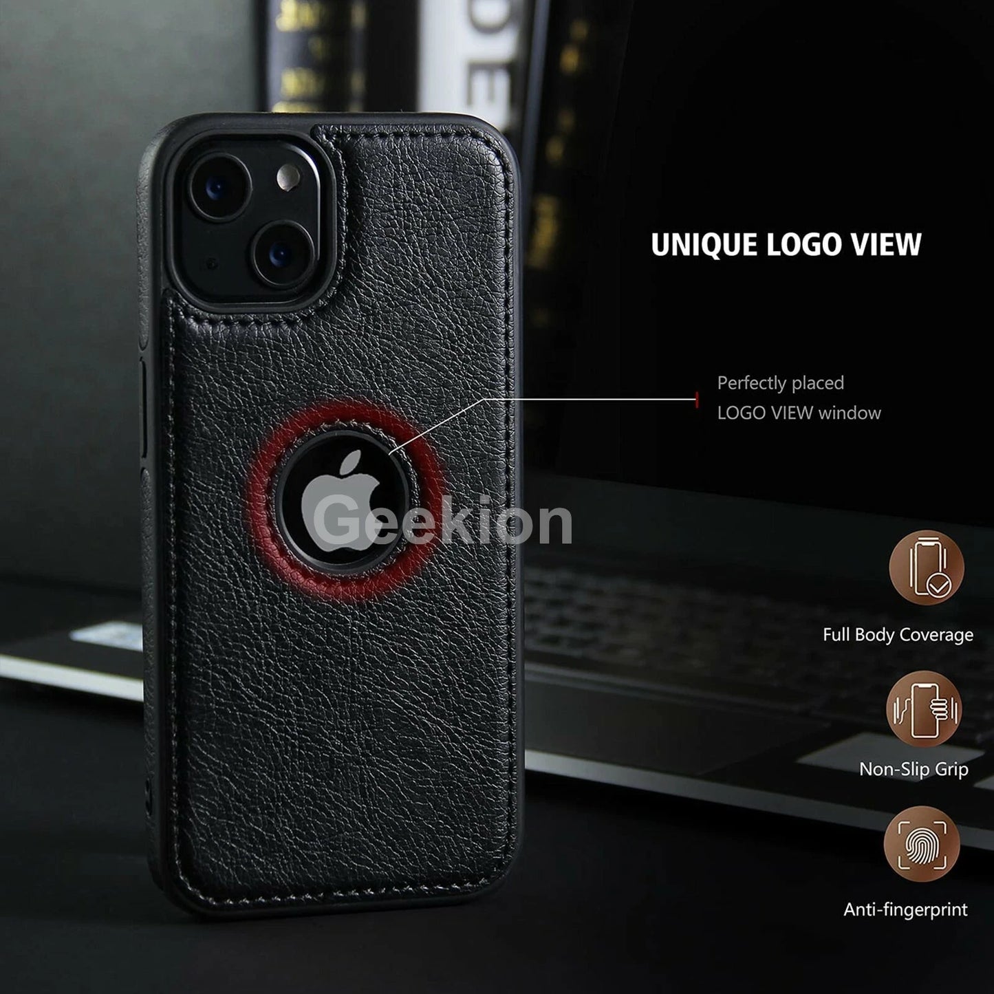 For Apple iPhone 17 16e 15 14 Plus 13 12 11 Pro X Max Case Leather Shockproof