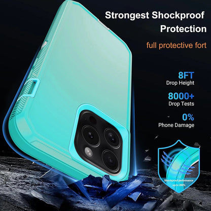 For iPhone 16 Pro Max/16 Pro 15 14 13 11 Case Phone Shockproof Cover+Screen Glas