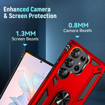 For Samsung Galaxy S25 Ultra S24 S23 S22 S21 FE Case Phone Cover + Screen Glass