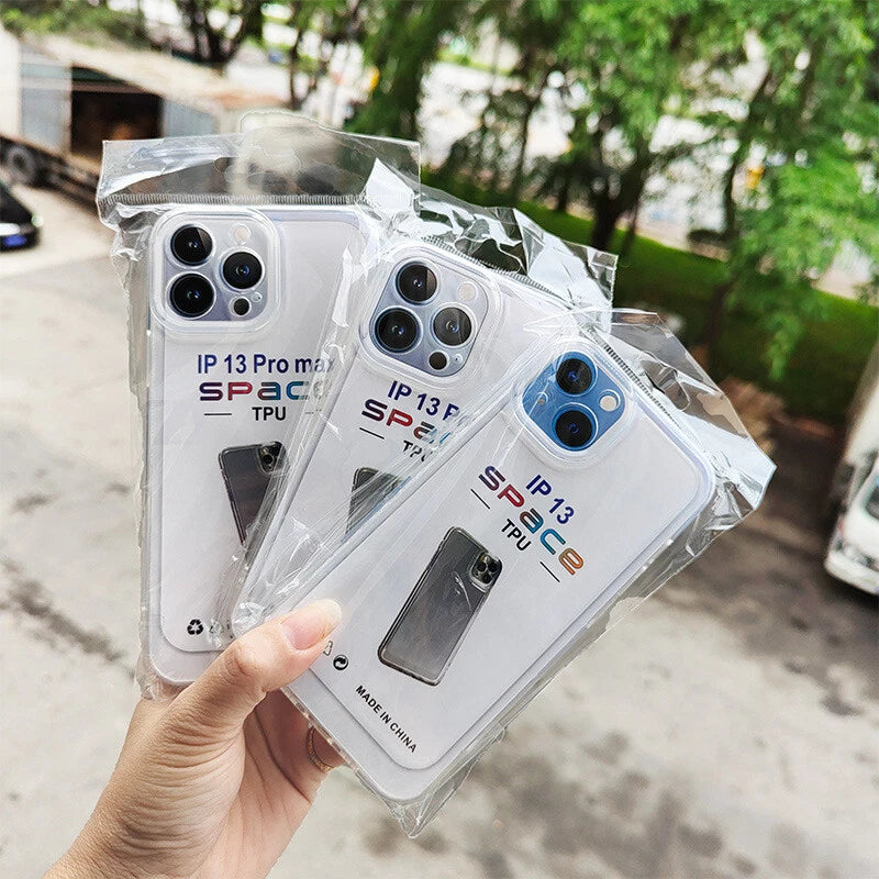 Clear Shockproof TPU Phone Case For Samsung Galaxy S20 S21 S22 S23 S24 S25 Ultra