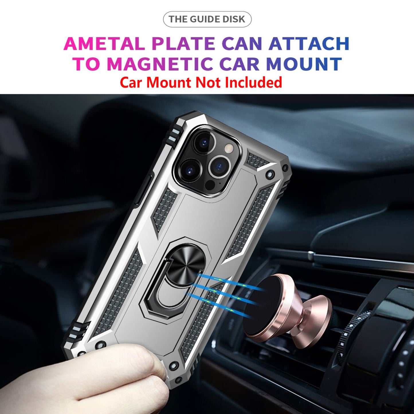 For iPhone 17 Pro Max Case 17 Pro 16 15 14 13 12 11 Phone Cover + Tempered Glass