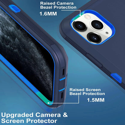 For iPhone 16 Pro Max/16 Pro 15 14 13 11 Case Phone Shockproof Cover+Screen Glas