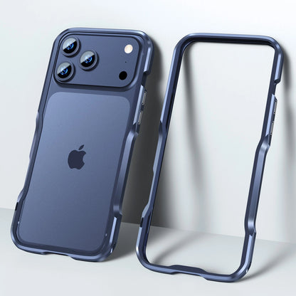 For iPhone 17 Pro Max 16e 16 15 14 13 12 Shockproof Metal Aluminum Bumper Case