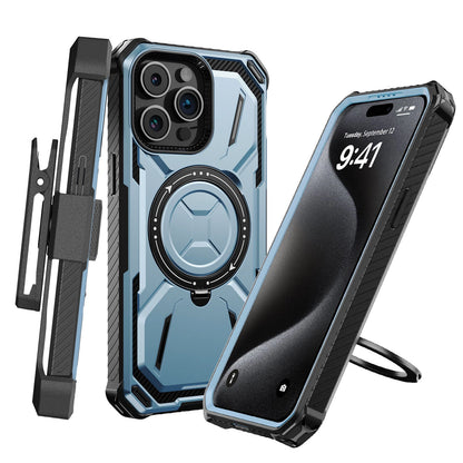 For iPhone 16 Pro Max 15 14 13 12 11 Heavy Duty Defender Case Belt Clip Holster