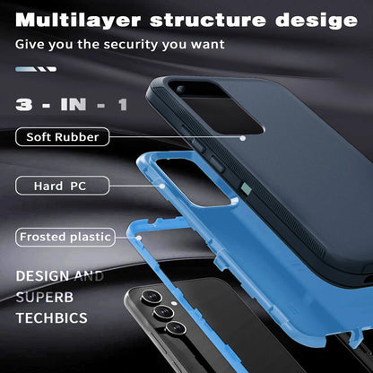 For Samsung Galaxy A17 5G Case A16 5G Phone Cover A15 A14 A03S A32 +Screen Glass