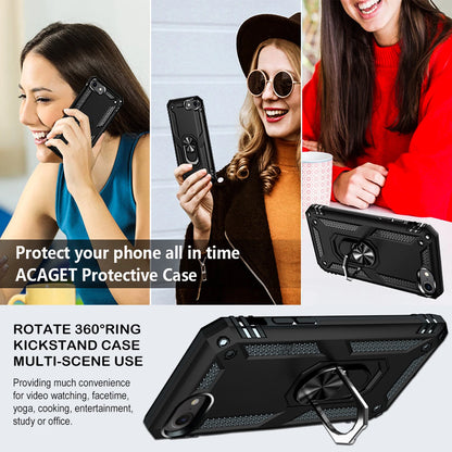 For iPhone SE Case /8/7/Plus/6S/SE 2020/Phone Cover Shockproof + Tempered Glass