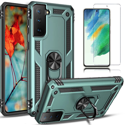 For Samsung Galaxy S21 Case /S21 Ultra/FE Phone Cover + Tempered Glass Screen