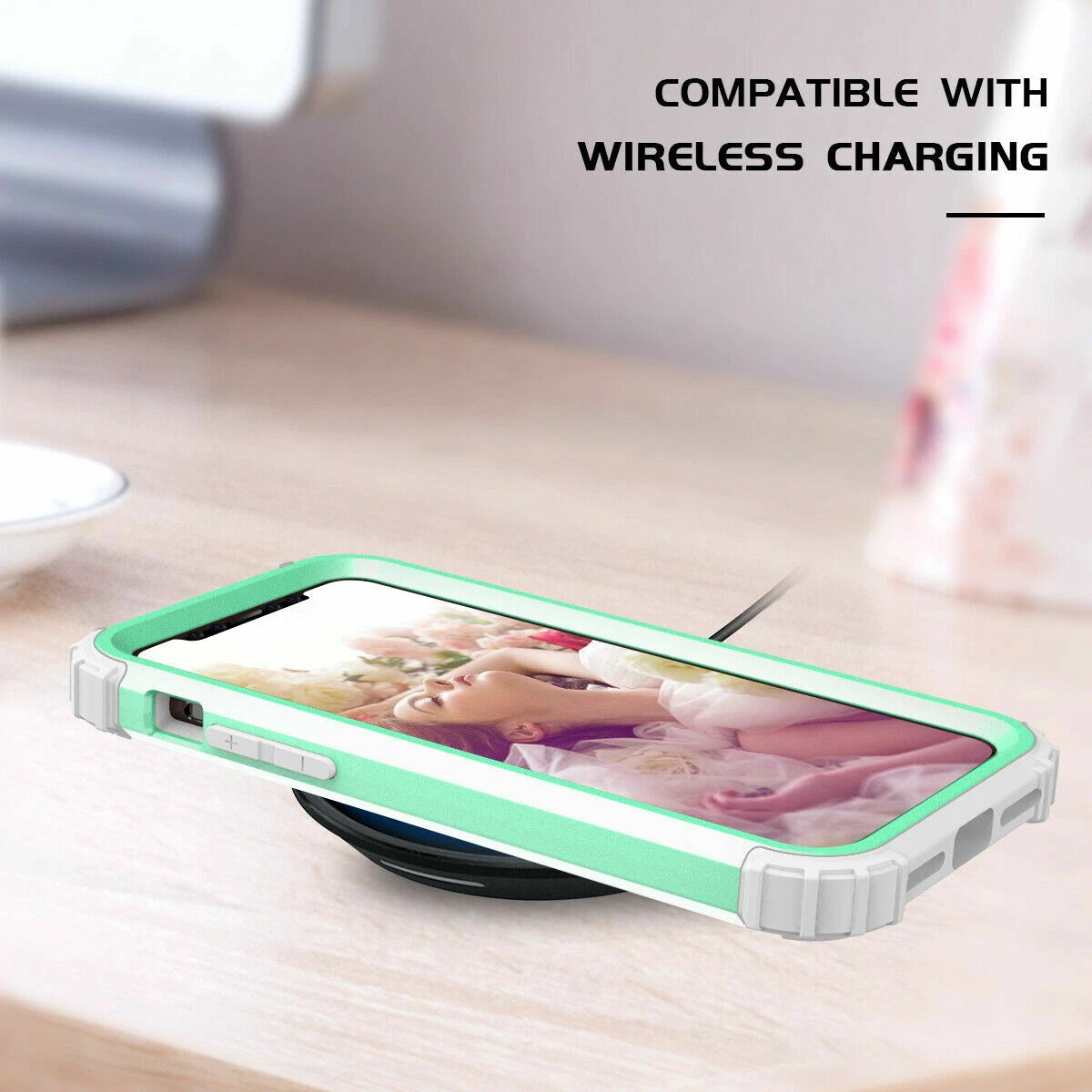 For iPhone 16e 16 17 Pro Max 15 14 13 12 11 Shockproof Rubber Hybrid Armor Case