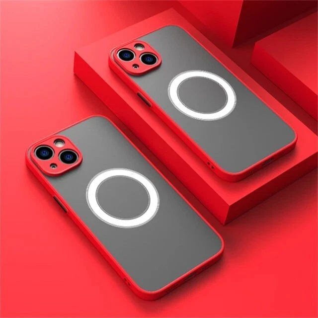 For iPhone 17 16 15 14 13 12 11 Pro Max Case Mag Safe Magnetic Camera Lens Cover