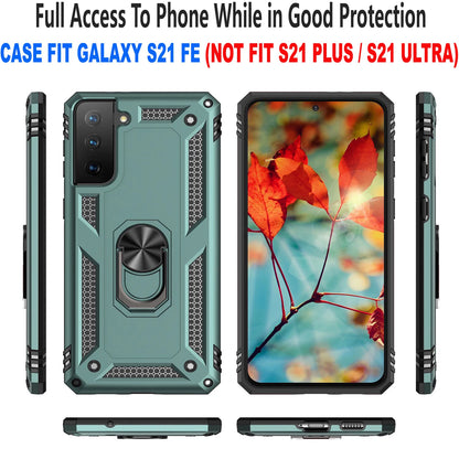 For Samsung Galaxy S21 Case /S21 Ultra/FE Phone Cover + Tempered Glass Screen