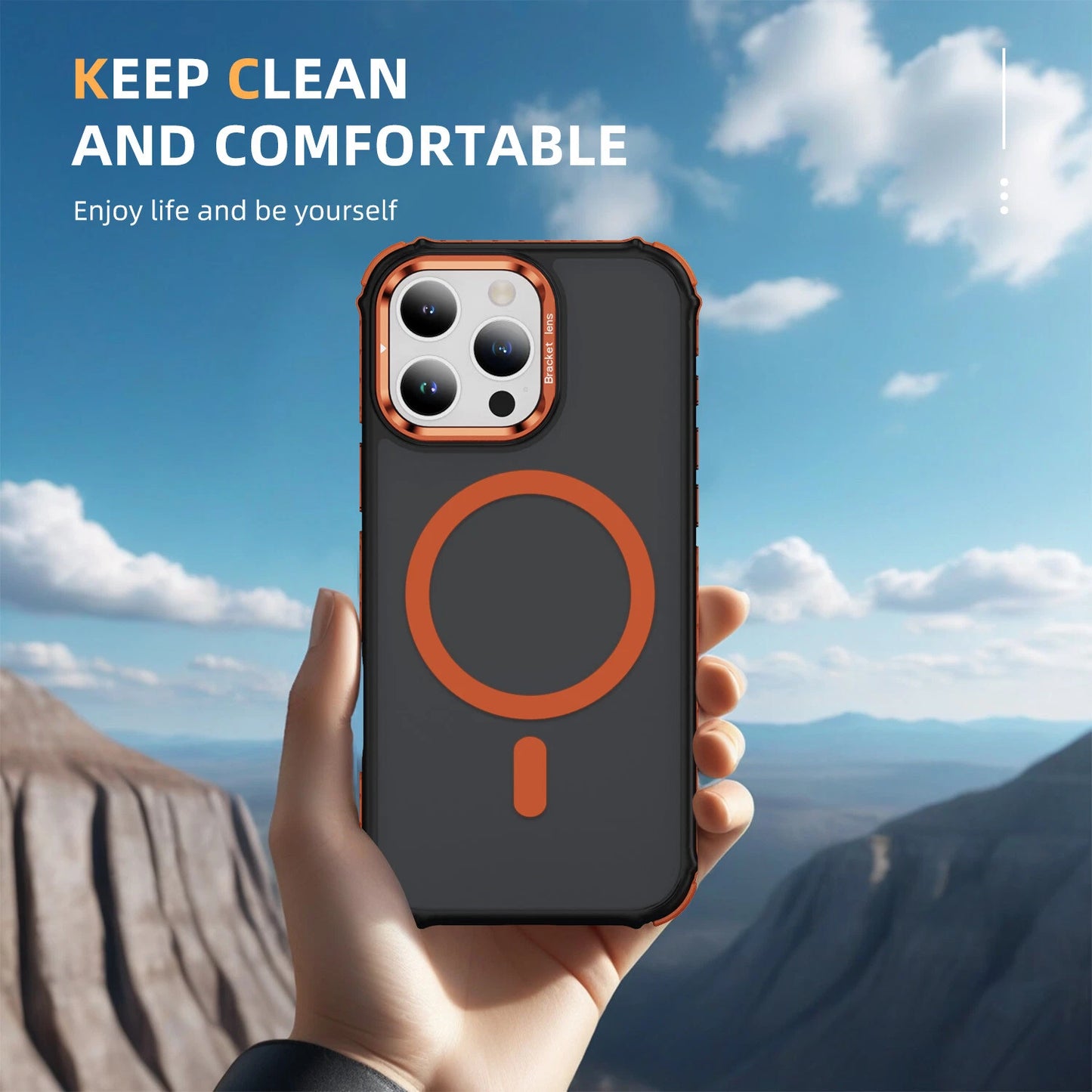 Shockproof Camera Stand Mag Safe Case For iPhone 17 16 15 14 Plus 13 12 Pro Max