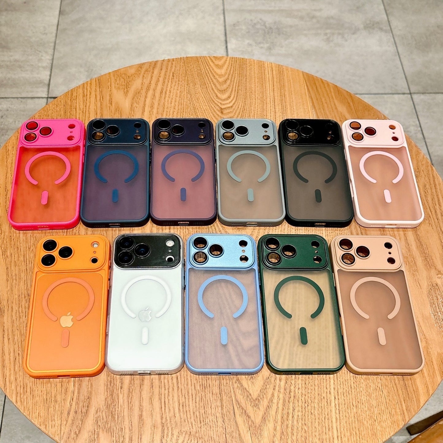 Shockproof Frosted Mag Safe Case For iPhone 17 Pro Max 16 15 14 13 w/ Lens Cover