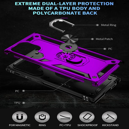 For Samsung Galaxy S25 Ultra S24 S23 S22 S21 FE Case Phone Cover + Screen Glass