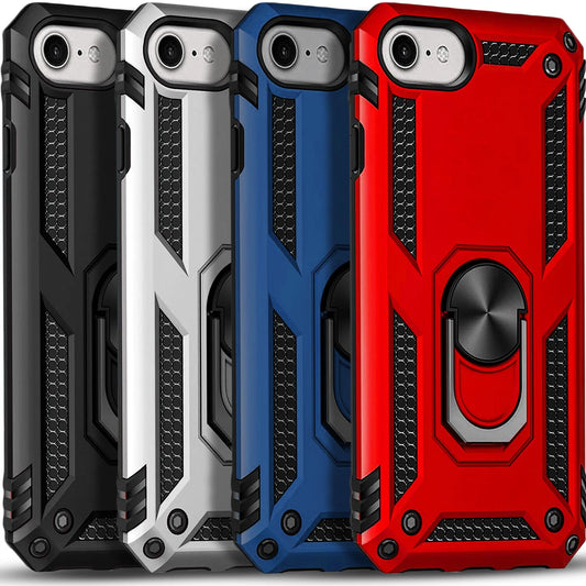 For iPhone SE Case /8/7/Plus/6S/SE 2020/Phone Cover Shockproof + Tempered Glass