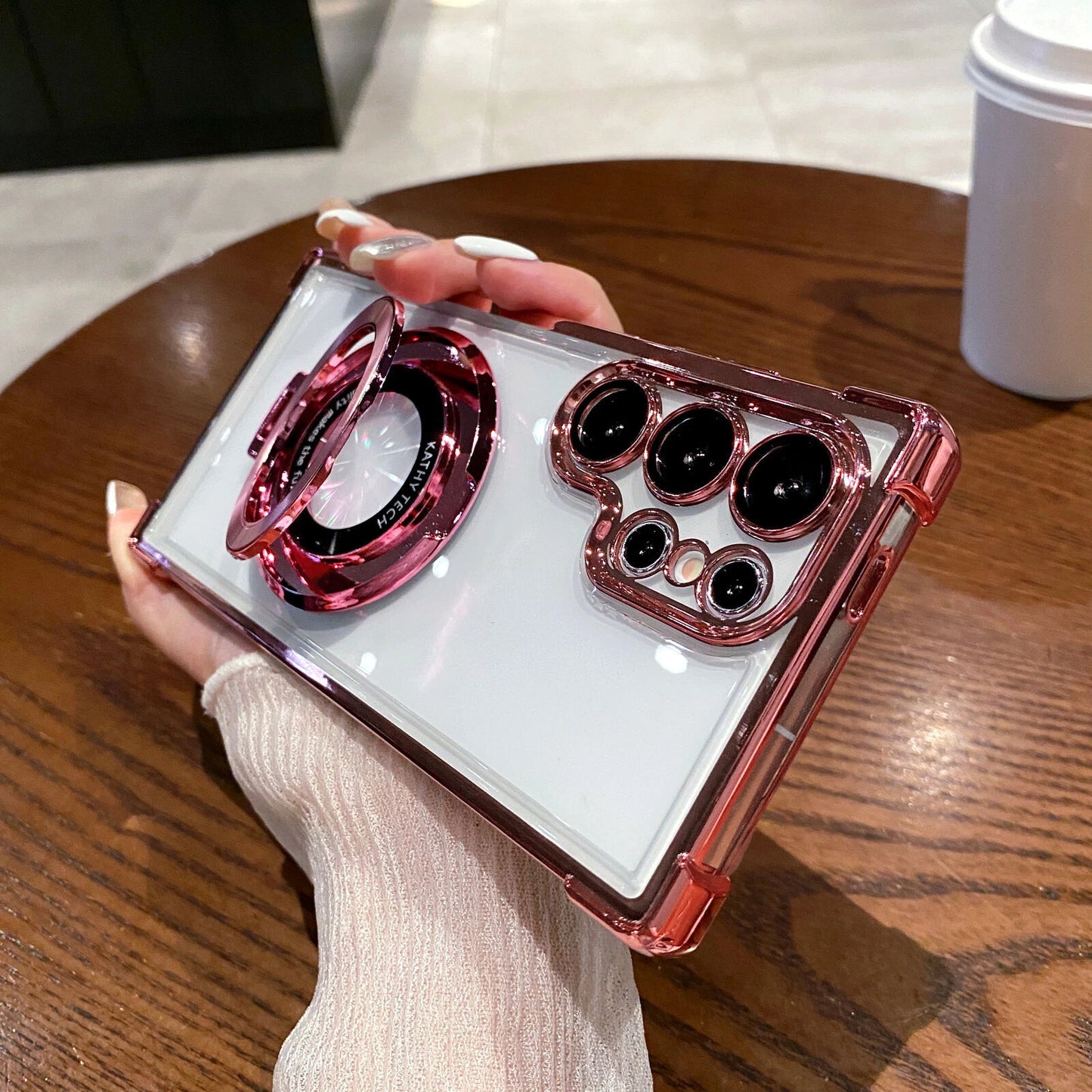 Case For Samsung Galaxy S25 Ultra S24FE S23 Shockproof Mag Safe Ring Stand Cover