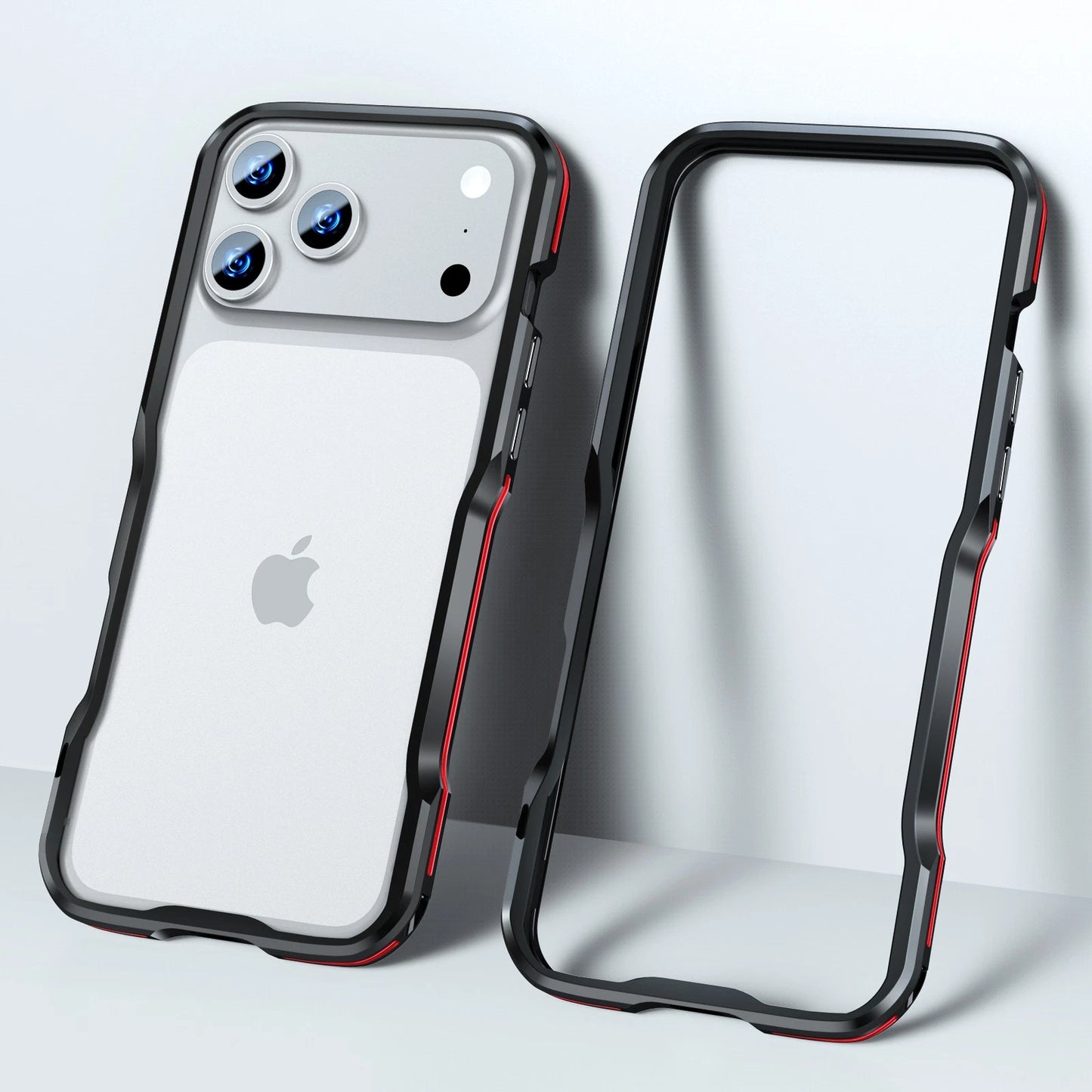 Premium Shockproof Metal Aluminum Bumper Case for iPhone 17 Pro Max, 16e, 15, 14, 13 - Slim Heavy Duty Protection