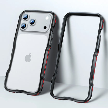 Premium Shockproof Metal Aluminum Bumper Case for iPhone 17 Pro Max, 16e, 15, 14, 13 - Slim Heavy Duty Protection