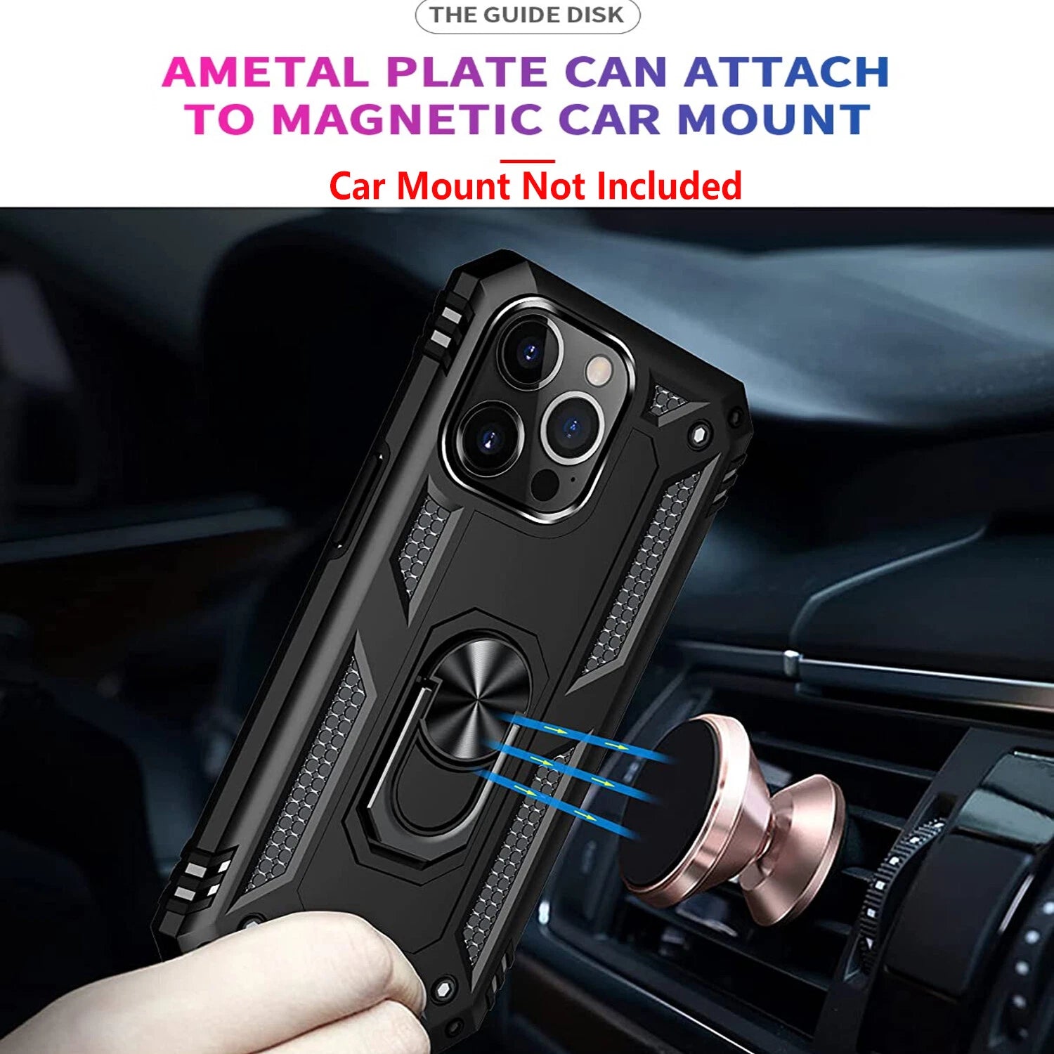 For iPhone 17 Pro Max Case 17 Pro 16 15 14 13 12 11 Phone Cover + Tempered Glass