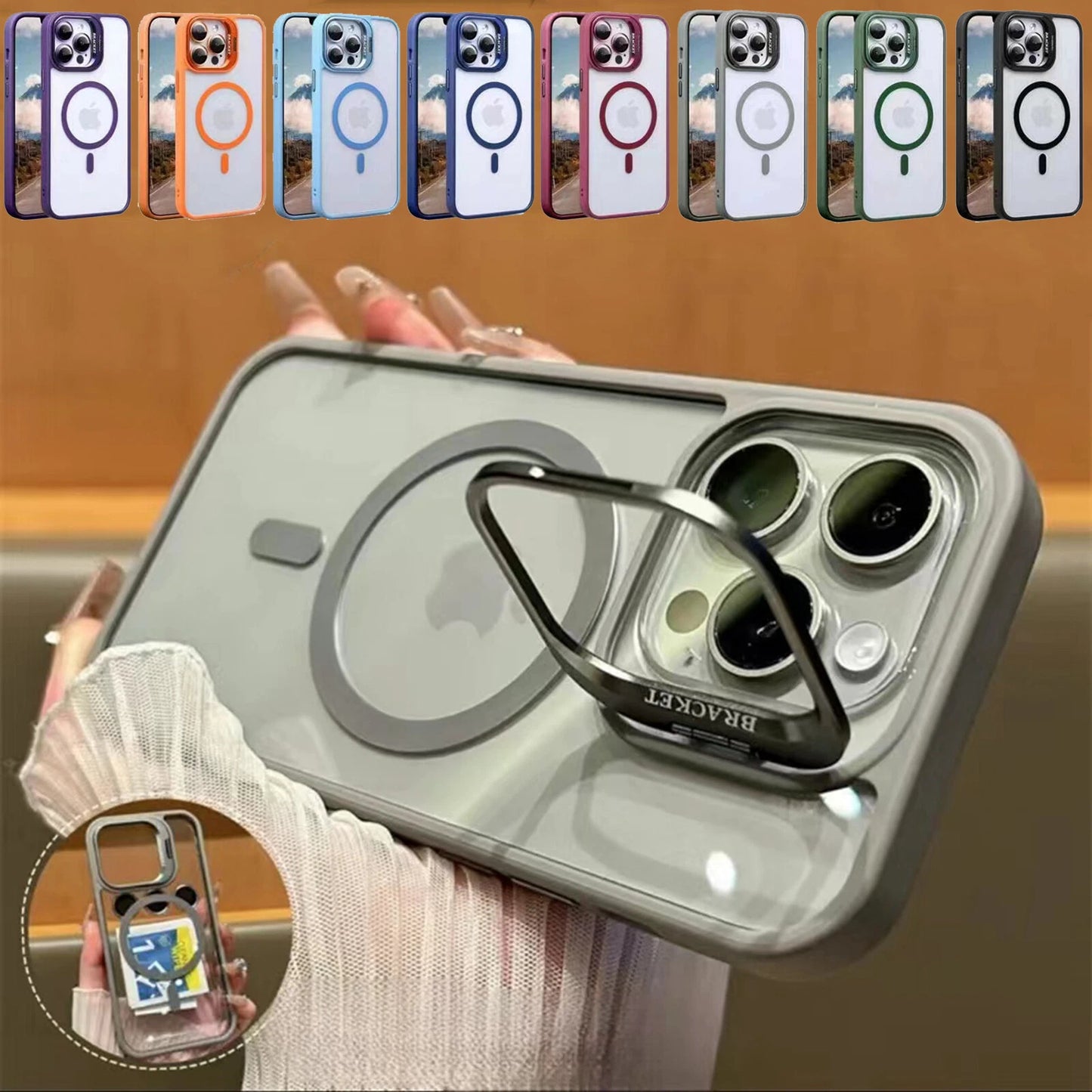 Shockproof Mag Safe Case For iPhone 16 17 Pro Max 15 14 13 12 Camera Lens Cover