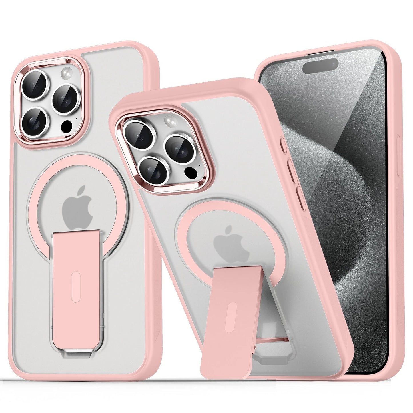 For iPhone 17 16 Pro Max 15 14 13 12 11 Heavy Duty Rugged Magnetic Case + Stand
