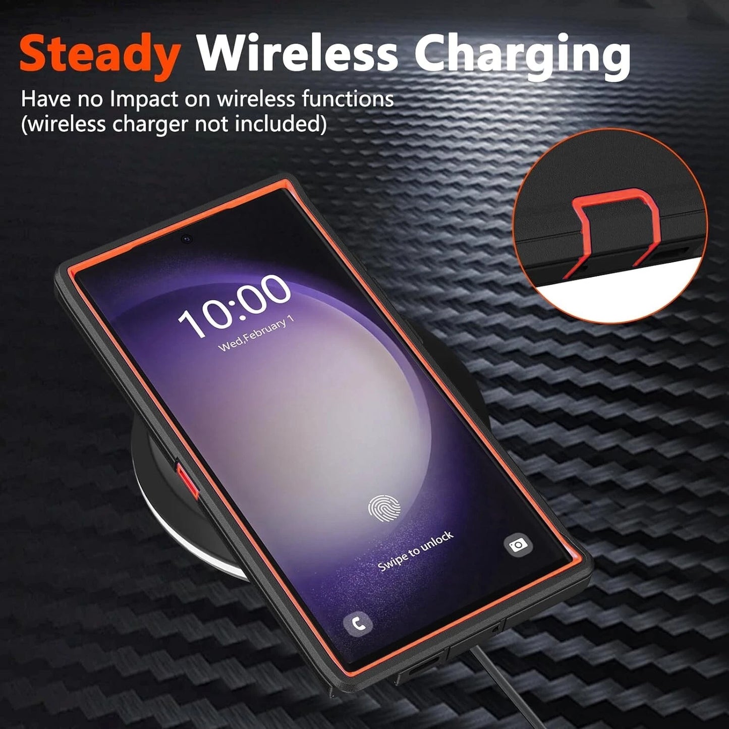 For Samsung Galaxy S25 Ultra Case S24 S23 Plus S22 S21 S20 FE Phone Cover +Glass