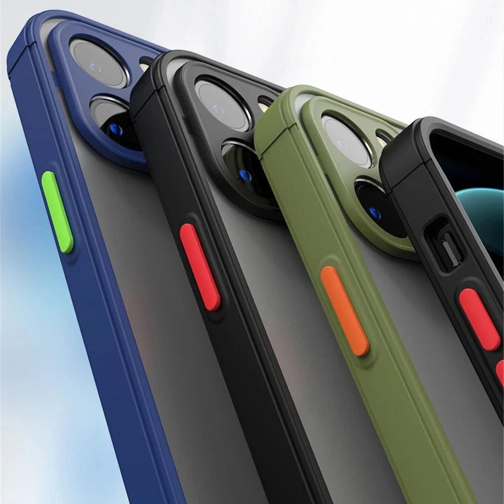Shockproof Case for iPhone 16 15 14 13 12 11 Pro Max XR 8 7 SE Camera Lens Cover