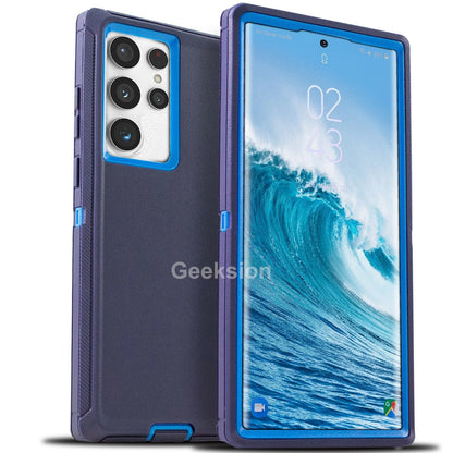 Heavy Duty Shockproof Case For Samsung Galaxy S25 S24 S23 S22 S21 + Ultra Cover