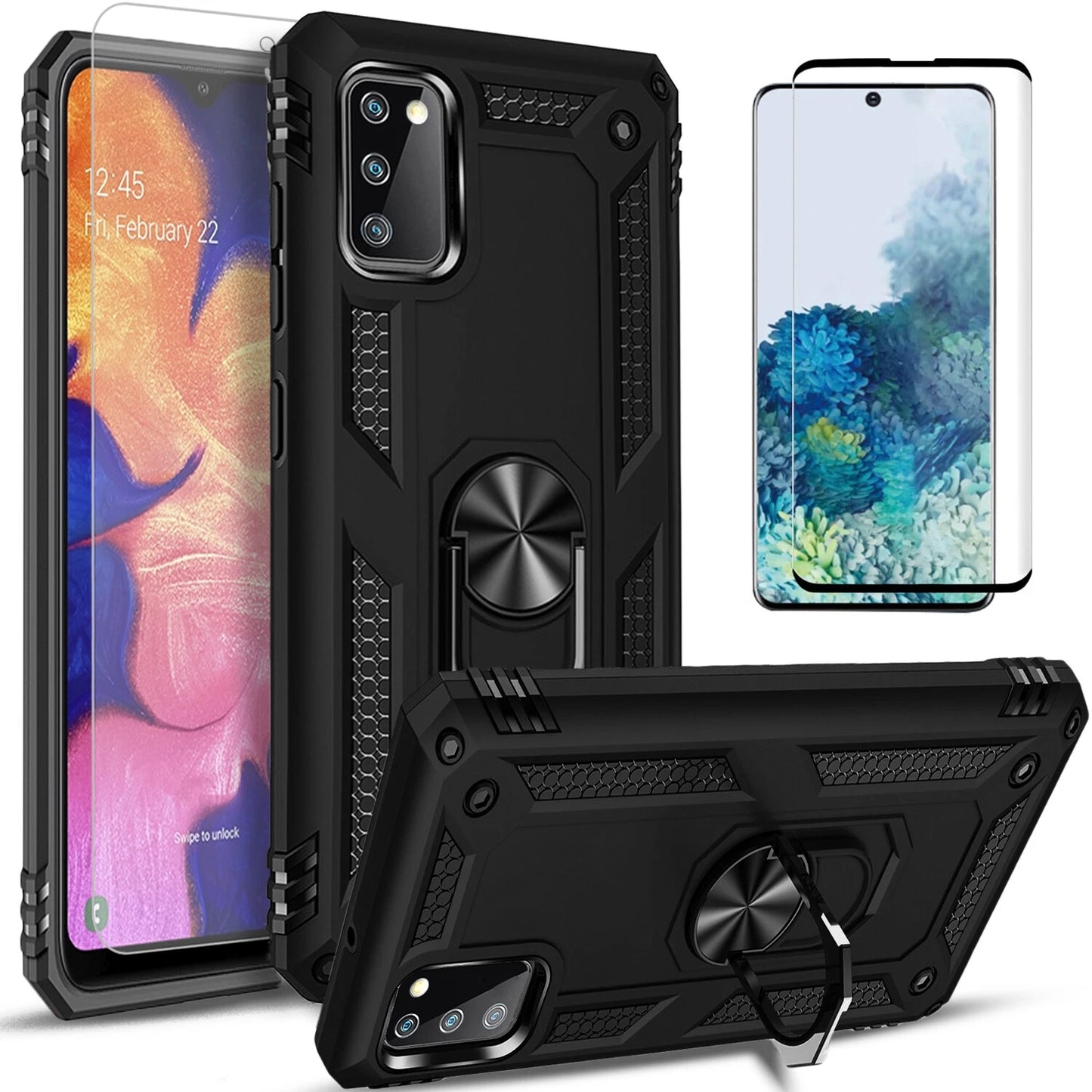 For Samsung Galaxy S20 FE 5G Case /Ultra/Plus Phone Cover +Tempered Glass Screen