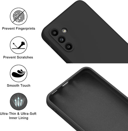 For Samsung Galaxy A16 5G Soft Silicone Case Phone Cover + Tempered Glass