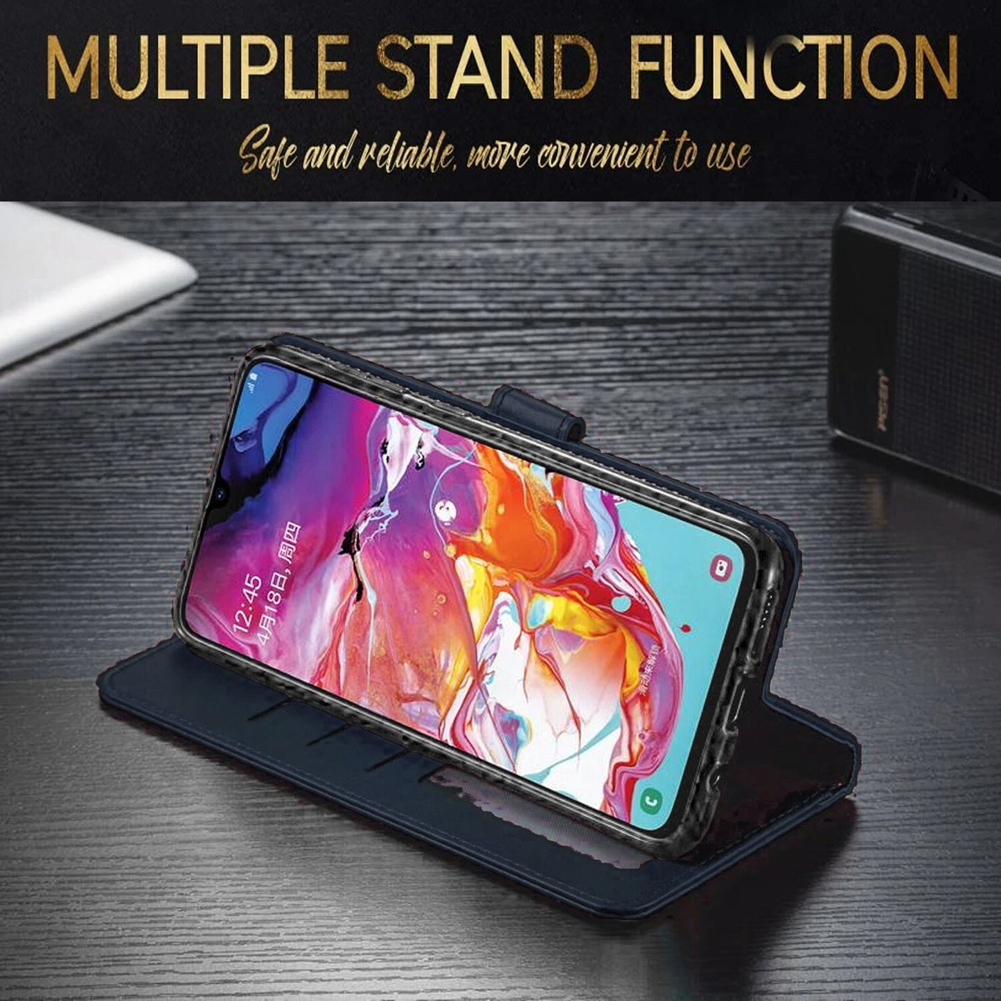 For Samsung Galaxy A16 5G A15 A14 A54 A03S A13 Case Phone Cover + Tempered Glass
